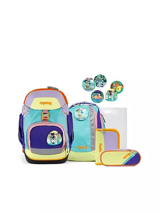 ERGOBAG | Set di zaini scolastici 5 pz. Tagträum Bär | bunt